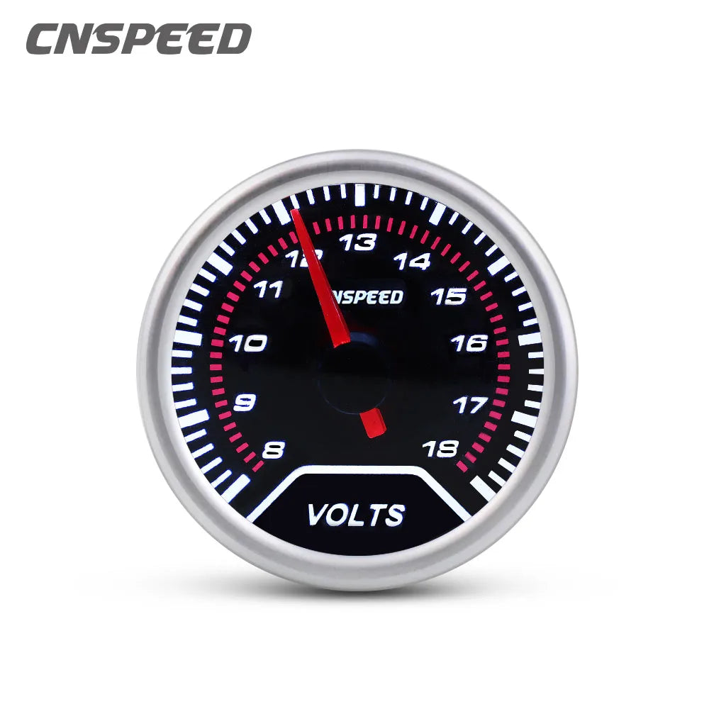 2" 52Mm New Car Turbo Boost Gauge Bar Psi Water Temperature Gauge Sensor Oil Temp Oil Press Meter Voltmeter Tachometer / Holder