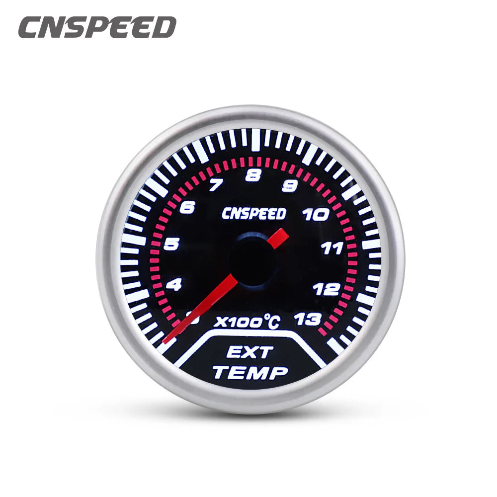 2" 52Mm New Car Turbo Boost Gauge Bar Psi Water Temperature Gauge Sensor Oil Temp Oil Press Meter Voltmeter Tachometer / Holder