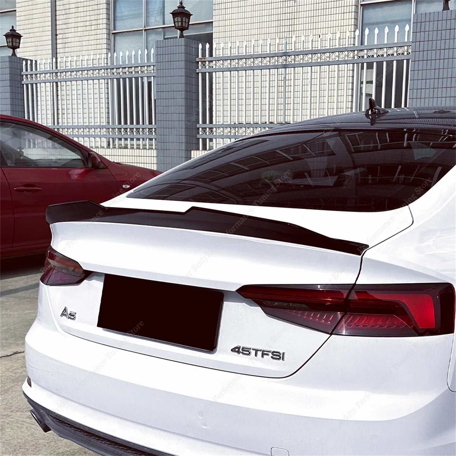 PSM Style Rear Spoiler for AUDI S5 A5 RS5 B8 B8.5 B9 B9.5 FSI TFSI TDI 4-DOOR Sportback Rear Bodykits Tail 2009-2024 Tuning