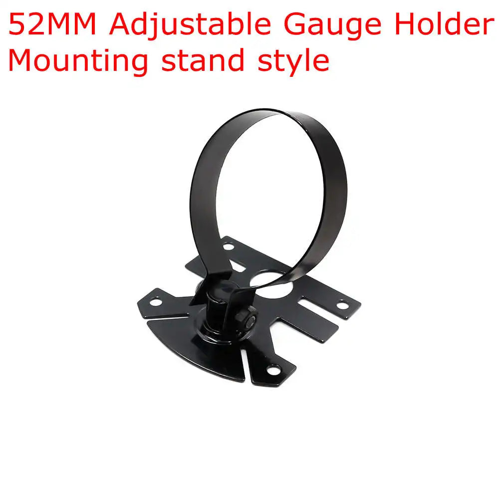 2" 52Mm New Car Turbo Boost Gauge Bar Psi Water Temperature Gauge Sensor Oil Temp Oil Press Meter Voltmeter Tachometer / Holder