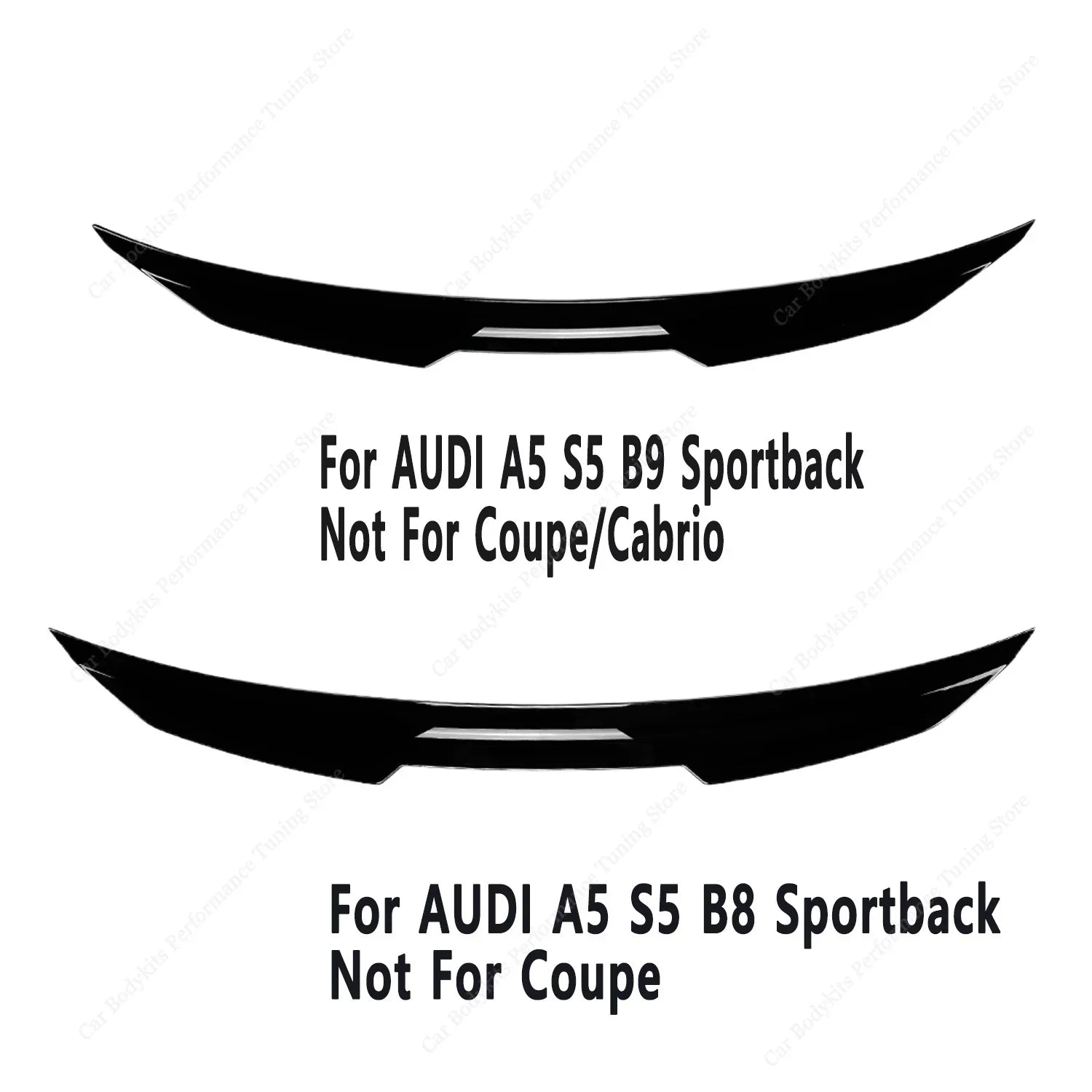 PSM Style Rear Spoiler for AUDI S5 A5 RS5 B8 B8.5 B9 B9.5 FSI TFSI TDI 4-DOOR Sportback Rear Bodykits Tail 2009-2024 Tuning