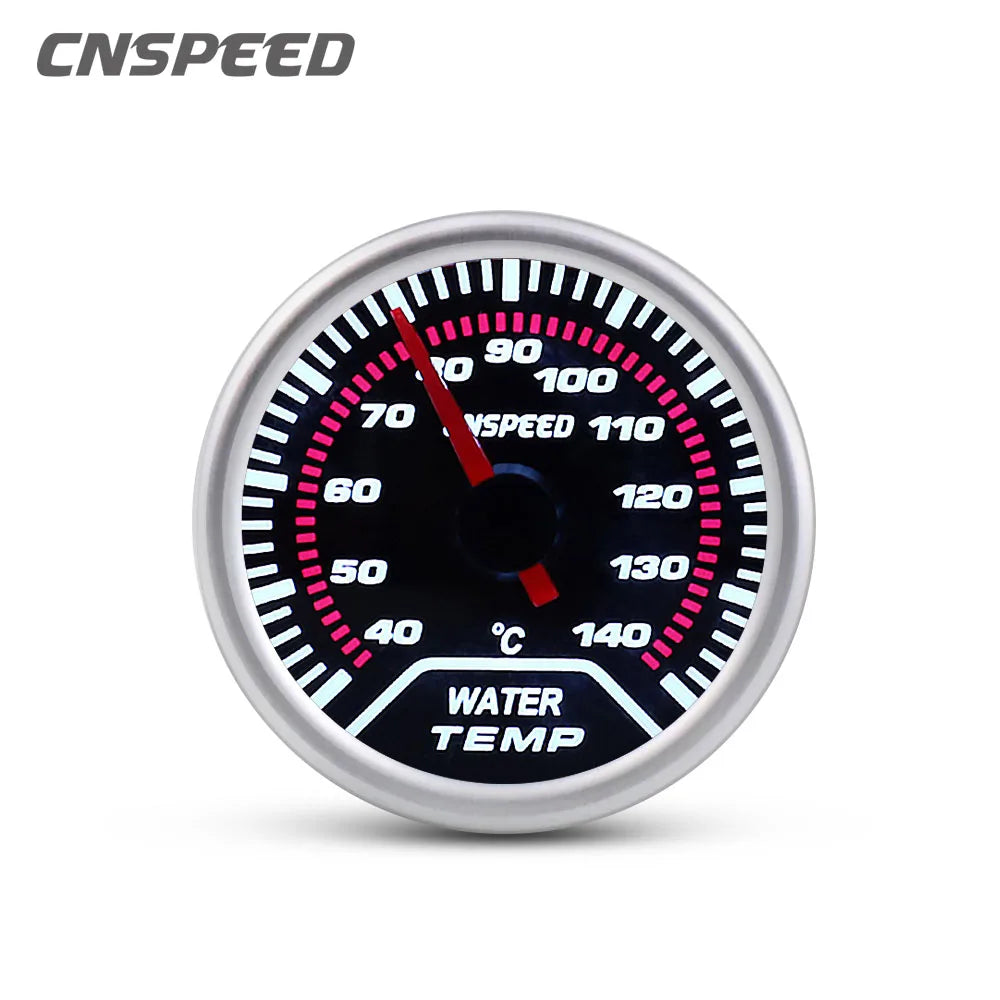 2" 52Mm New Car Turbo Boost Gauge Bar Psi Water Temperature Gauge Sensor Oil Temp Oil Press Meter Voltmeter Tachometer / Holder