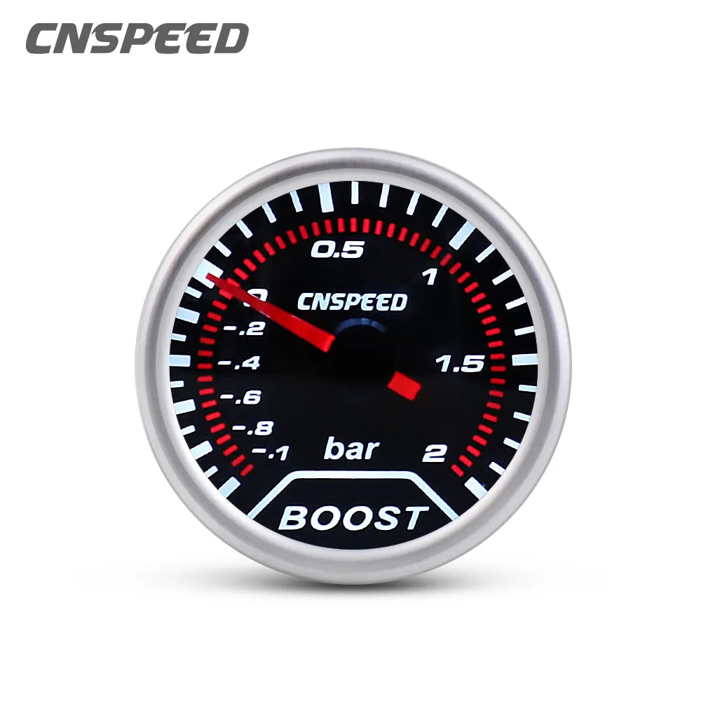 2" 52Mm New Car Turbo Boost Gauge Bar Psi Water Temperature Gauge Sensor Oil Temp Oil Press Meter Voltmeter Tachometer / Holder