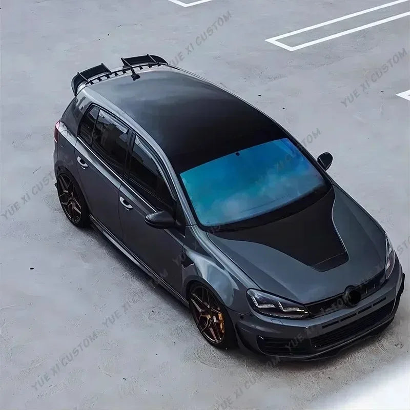 For VW Golf MK6 GTI R20 MK7 GTI R-Line MK8 TDI TSI Rear Spoiler Wings AK Style Rear Trunk Roof Lip Spoiler Splitter Body Kit