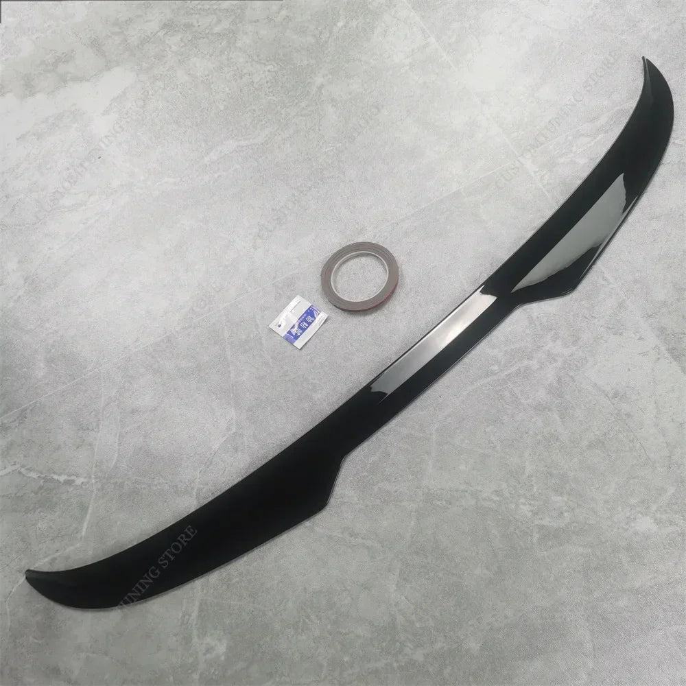 Gloss Black Rear Spoiler Wing for Ford Fiesta MK8 B479 1.1 1.5 S/S 2018-2024 Standard Rear Spoiler Caps Tail Wing Bodykit Tuning