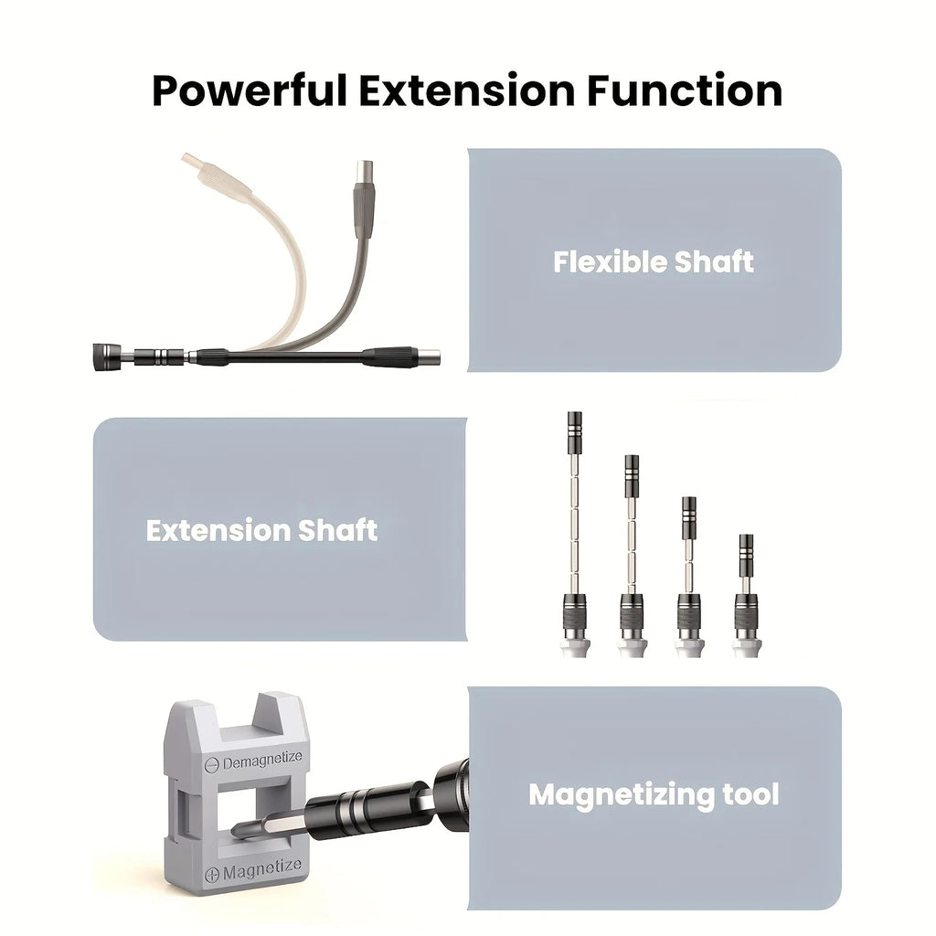115In1 Screwdriver Bit Set, High Hardness, Special Bits for Electric Drill/Screwdriver, Universal Repair Kit for Electronics DIY