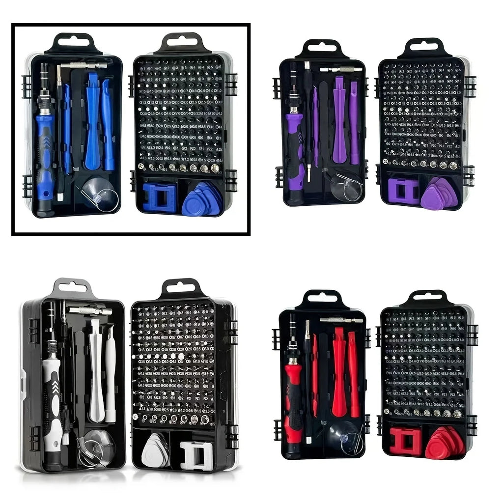 115In1 Screwdriver Bit Set, High Hardness, Special Bits for Electric Drill/Screwdriver, Universal Repair Kit for Electronics DIY