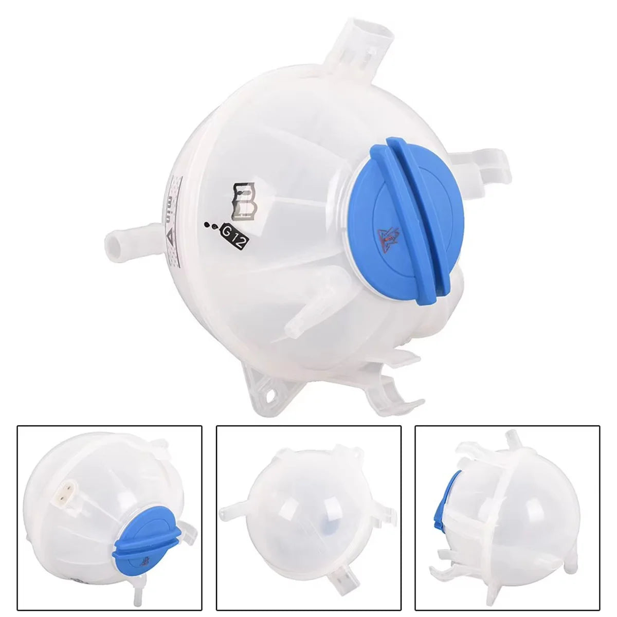 1K0121407A Car Engine Radiator Coolant Reservoir Expansion Tank for VW Golf MK6 Jetta Tiguan for Audi for Seat for Skoda