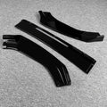 Maxton Style Gloss Black Front Bumper Splitter Lip for VW Golf 7 7.5 GTI GTD R R-Line 2013-2020 Bumper Diffuser Spoiler Guard