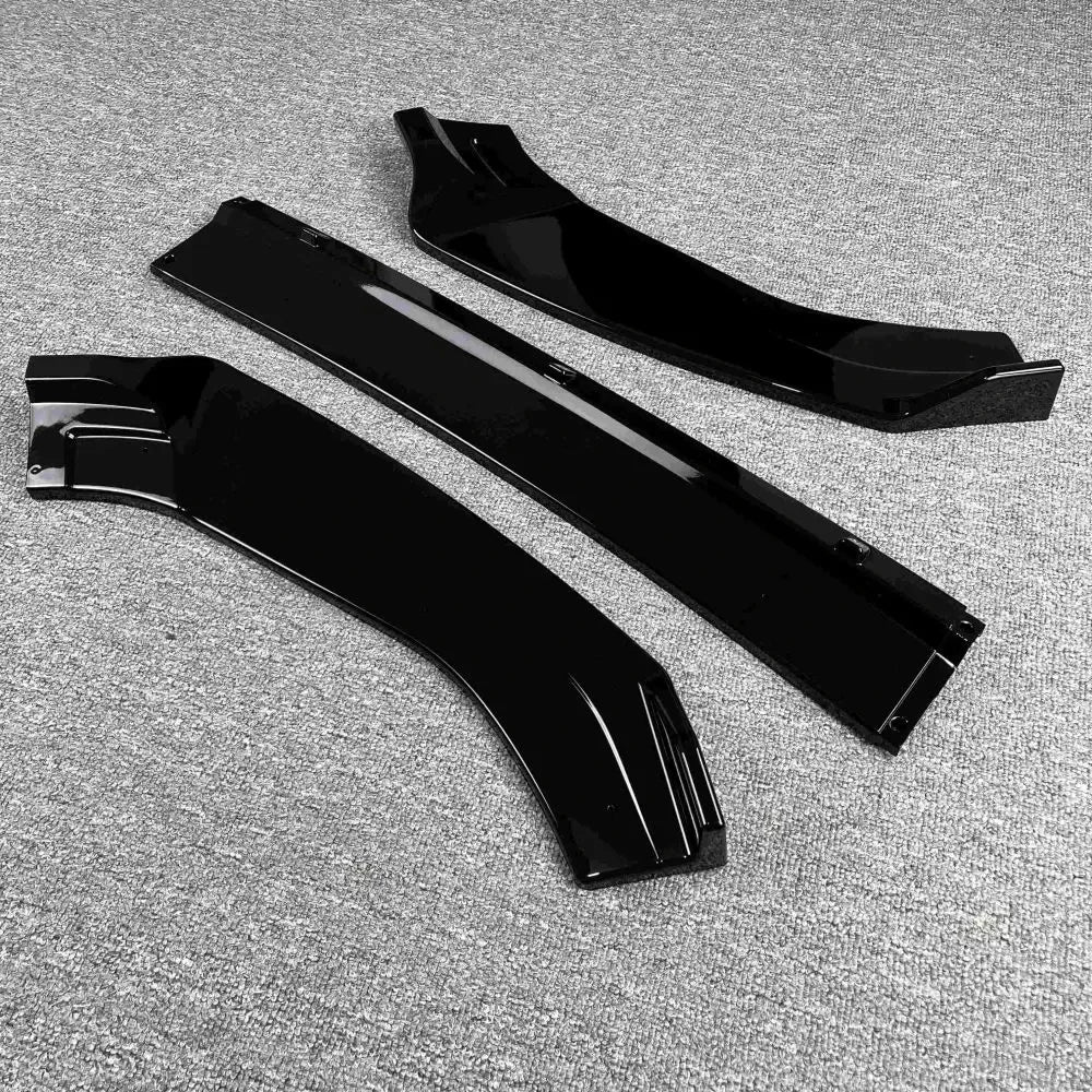 Maxton Style Gloss Black Front Bumper Splitter Lip for VW Golf 7 7.5 GTI GTD R R-Line 2013-2020 Bumper Diffuser Spoiler Guard