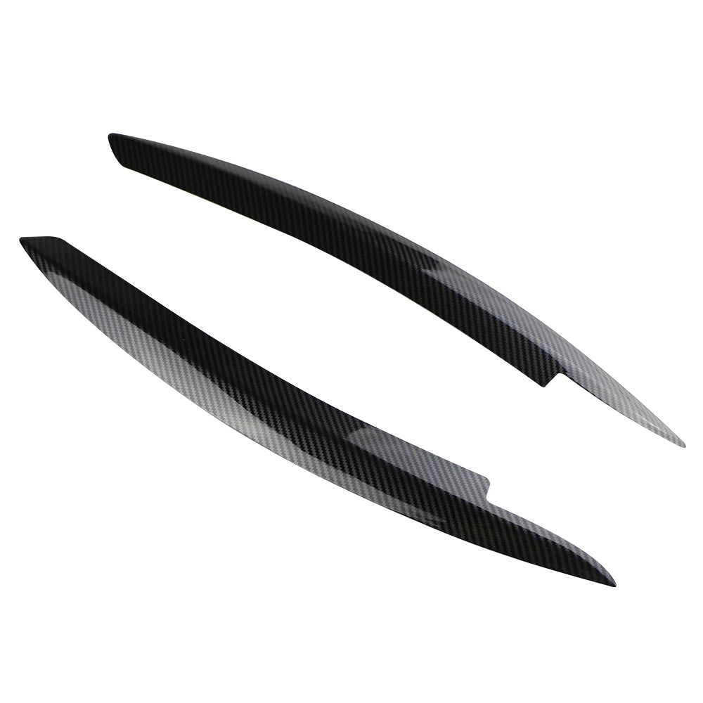 2Pcs Car Headlight Eyebrow Eyelids Stickers Trim Cover for Volkswagen VW GOLF 6 VI MK6 GTI GTR GTD 2008 - 2013 Accessories