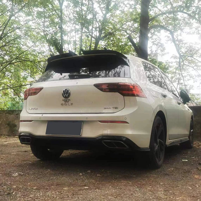 For VW Golf MK6 GTI R20 MK7 GTI R-Line MK8 TDI TSI Rear Spoiler Wings AK Style Rear Trunk Roof Lip Spoiler Splitter Body Kit