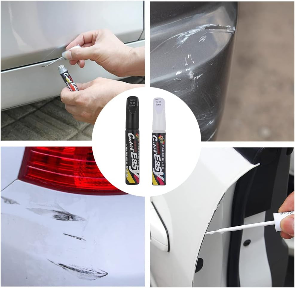 Bolígrafo Reparador Arañazos Coche,Bolígrafo Retoque Coche,Rotulador Arañazos Coche,Rotulador Retoque Pintura Coche,Pluma De Retoque Del Coche,Rotulador Reparación Arañazos Coche,Negro Y Blanco
