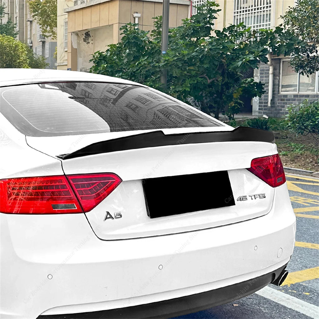 PSM Style Rear Spoiler for AUDI S5 A5 RS5 B8 B8.5 B9 B9.5 FSI TFSI TDI 4-DOOR Sportback Rear Bodykits Tail 2009-2024 Tuning