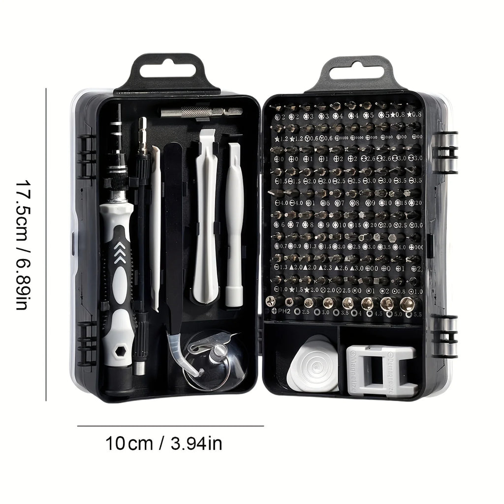 115In1 Screwdriver Bit Set, High Hardness, Special Bits for Electric Drill/Screwdriver, Universal Repair Kit for Electronics DIY