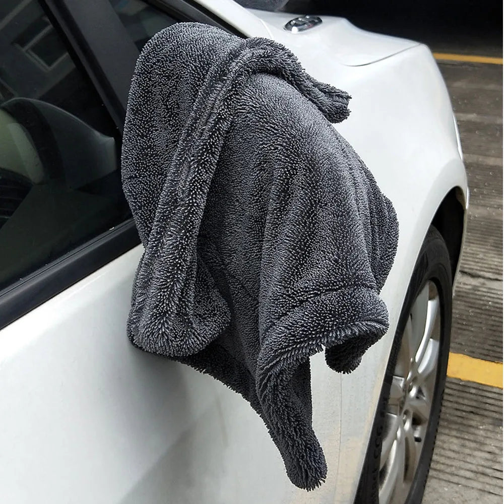 CDWTS 60*90 1200GSM Microfiber Twist Car Wash Towel Professional Super Soft Cleaning Drying Cloth Towels for Car Detailing