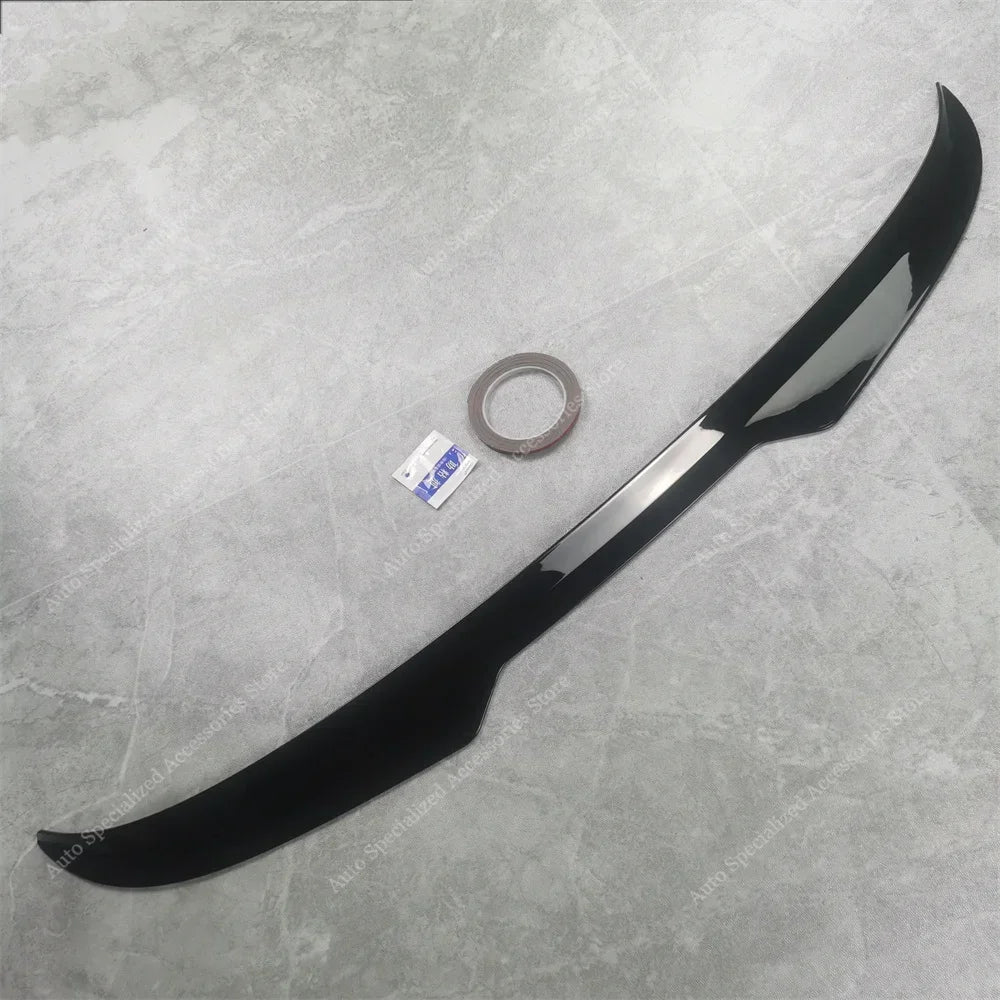 Gloss Black Rear Spoiler Wing for Ford Fiesta MK8 B479 1.1 1.5 S/S 2018-2024 Standard Rear Spoiler Caps Tail Wing Bodykit Tuning