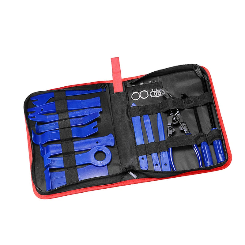 Car Trim Removal Tool Car Radio Removal Tool for Door Panel Clips Car Radio Window Molding Upholstery Marine Fastener Removal