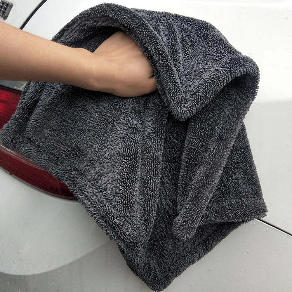 CDWTS 60*90 1200GSM Microfiber Twist Car Wash Towel Professional Super Soft Cleaning Drying Cloth Towels for Car Detailing