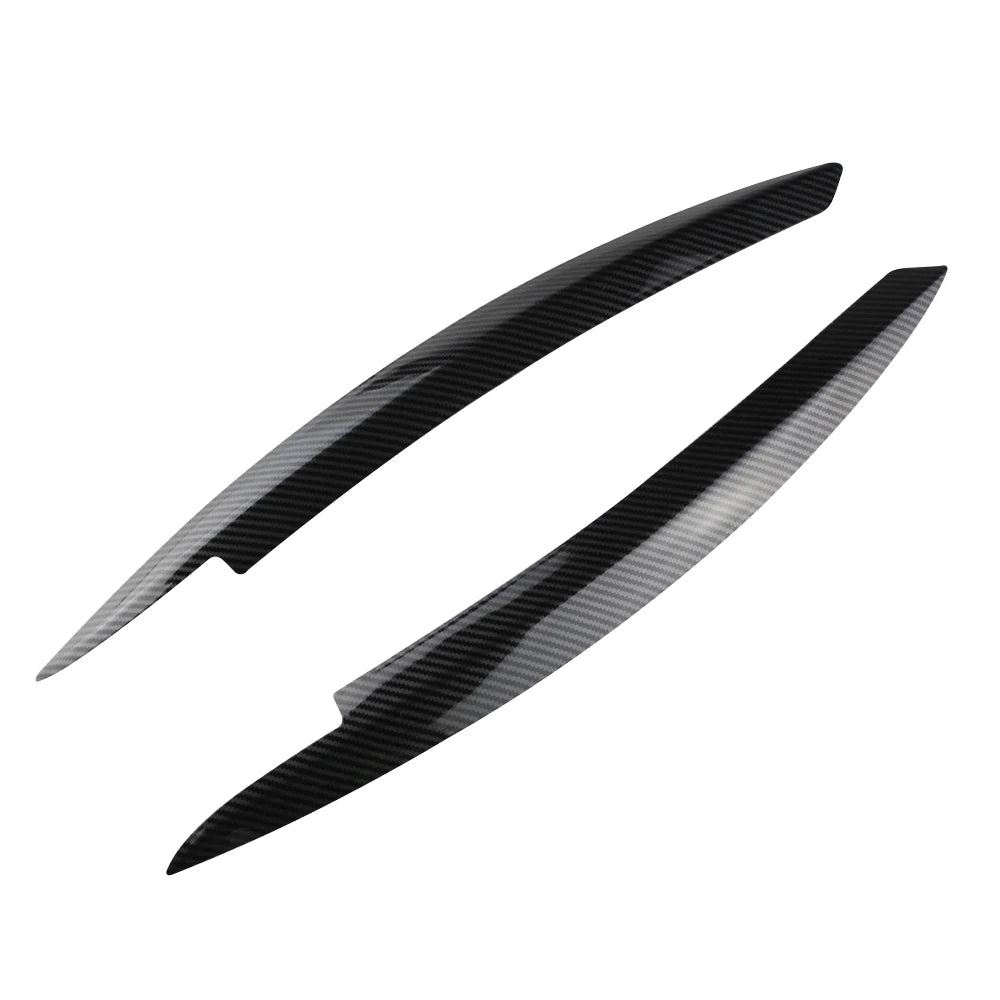 2Pcs Car Headlight Eyebrow Eyelids Stickers Trim Cover for Volkswagen VW GOLF 6 VI MK6 GTI GTR GTD 2008 - 2013 Accessories