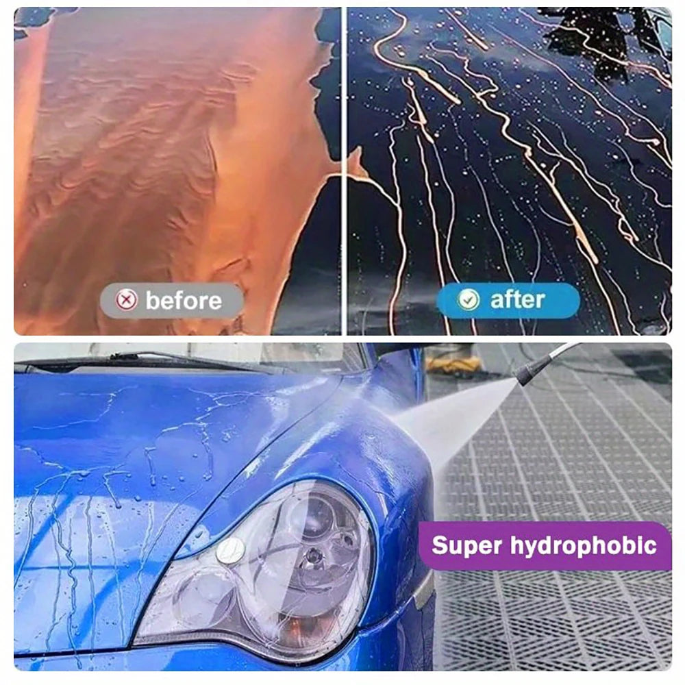 3 in 1 High Protection Quick Ceramic Coating Nano Spray Car Coating Wax Polishing Spray Plastic Refresh Fast Fine Scratch Repair