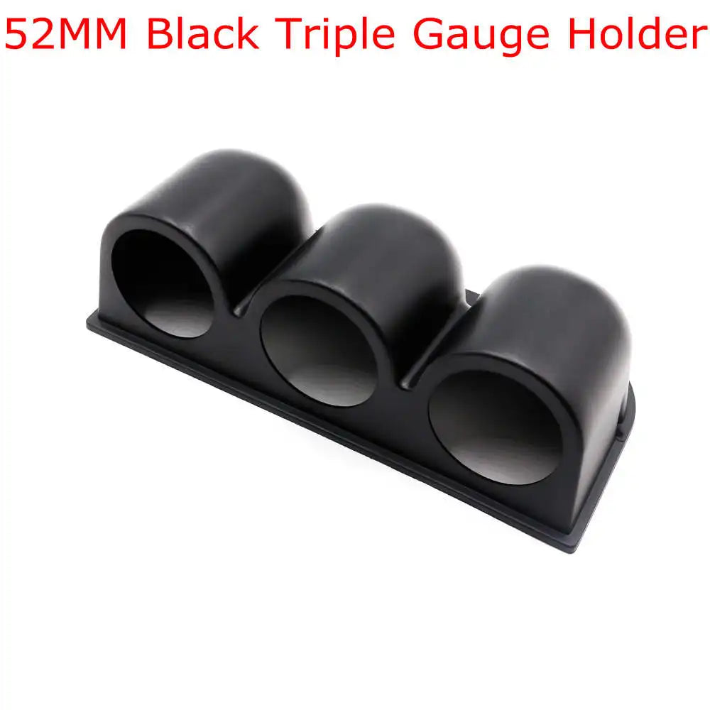 2" 52Mm New Car Turbo Boost Gauge Bar Psi Water Temperature Gauge Sensor Oil Temp Oil Press Meter Voltmeter Tachometer / Holder