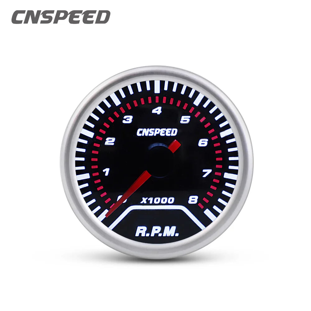 2" 52Mm New Car Turbo Boost Gauge Bar Psi Water Temperature Gauge Sensor Oil Temp Oil Press Meter Voltmeter Tachometer / Holder